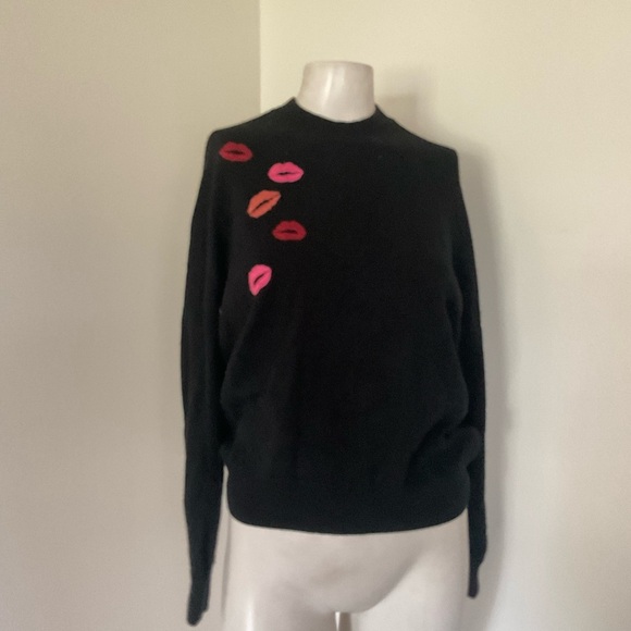 27 Miles Black Cashmere Sweater S - Picture 1 of 6